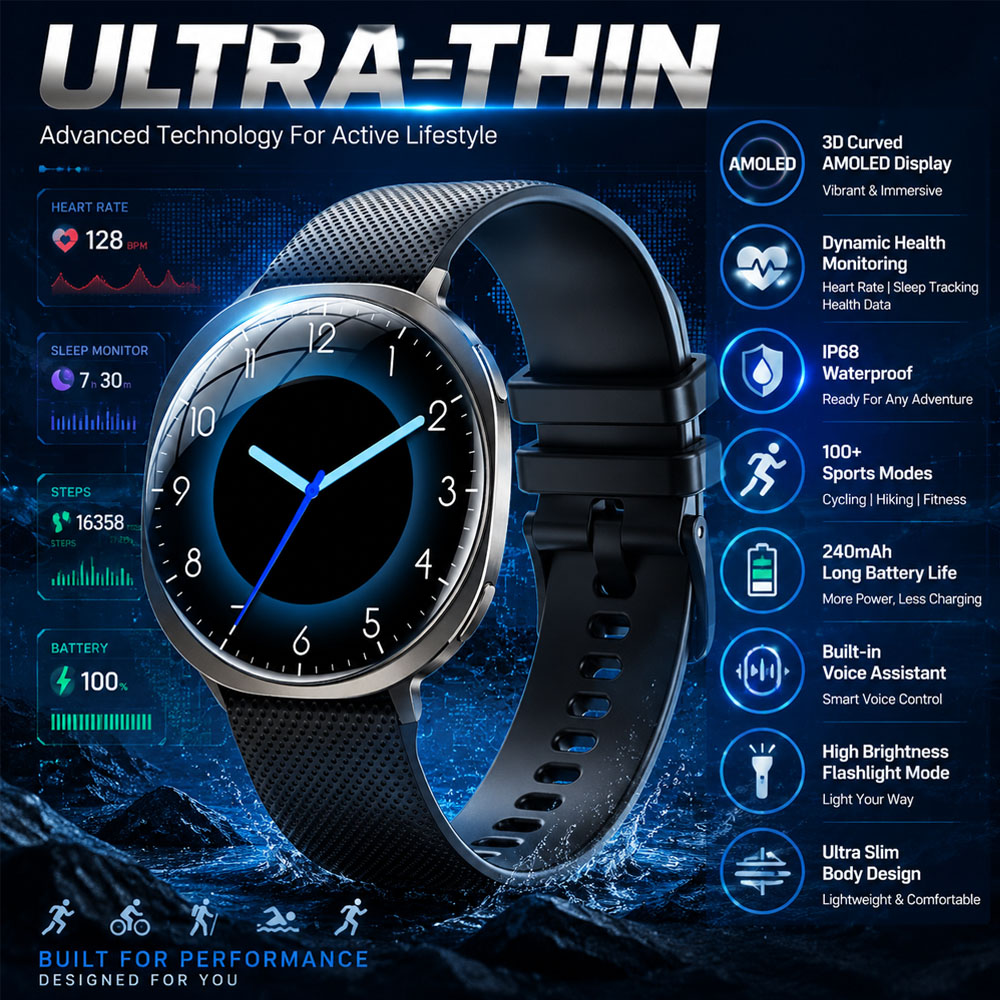 Health Wellness Trends 2026 - New Smart Watch Tracking Fitness Voice