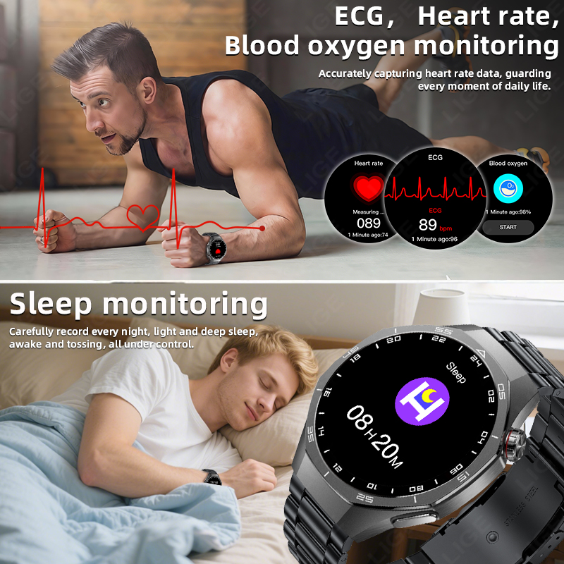 LIGE ECG Smart Watch For Andro - огляд і ціна Health Wellness Trends 2026