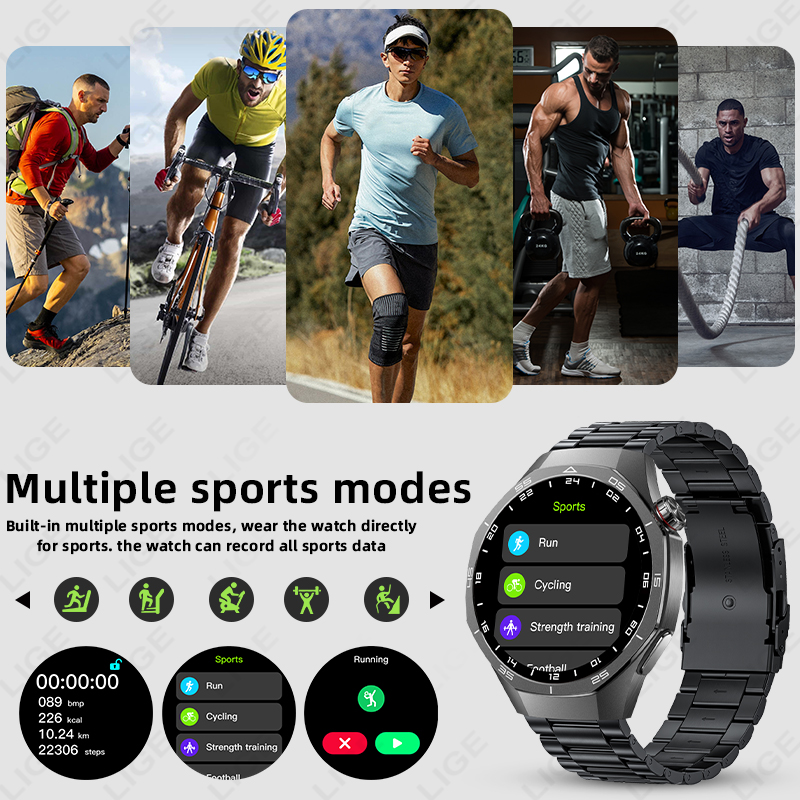 LIGE ECG Smart Watch For Andro - огляд і ціна Health Wellness Trends 2026