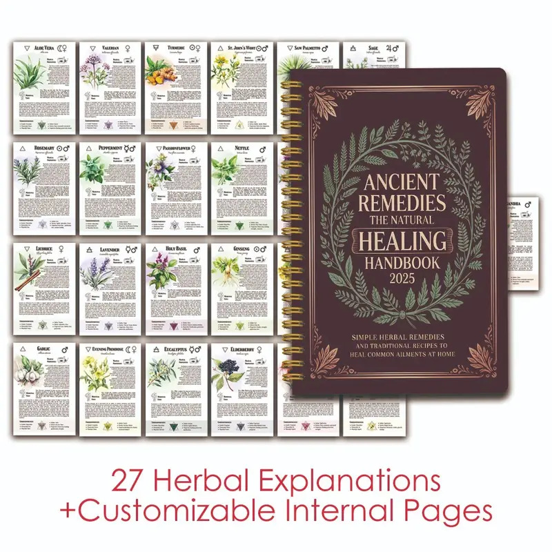 Natural Remedies Handbook with - огляд і ціна Health & Wellness Photos