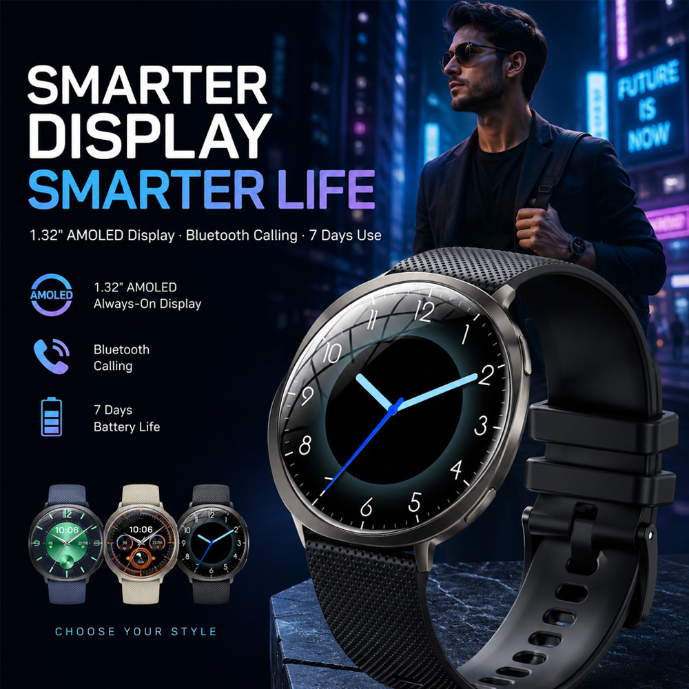 New M301 Smart Watch Round AMO - огляд і ціна Health Wellness Trends 2026