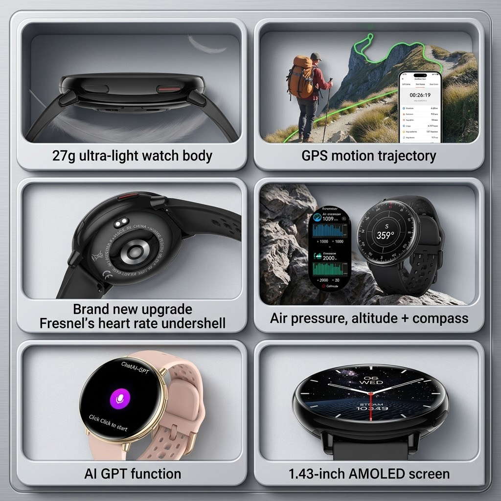 HD21 Smart Watch 1.43 Inch AMO - огляд і ціна Health Wellness Trends 2026